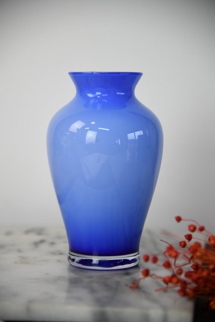 Blue Glass Vase