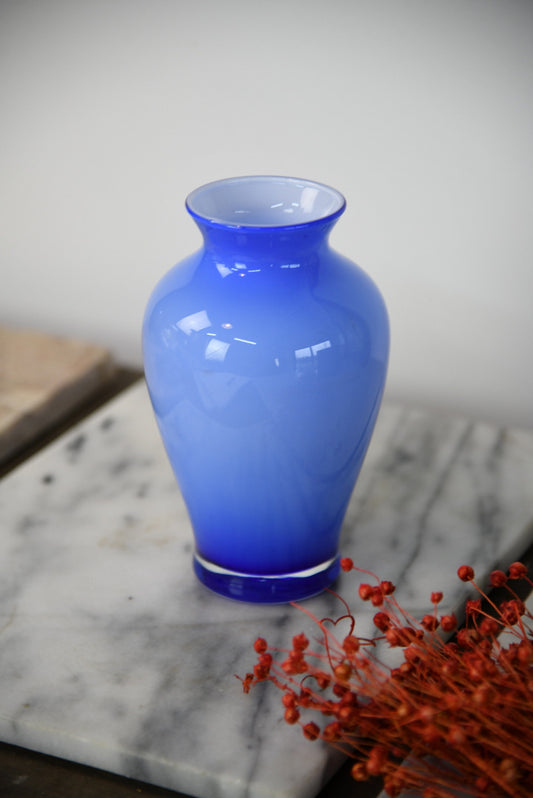 Blue Glass Vase
