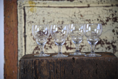 4 Vintage Liquer Glasses