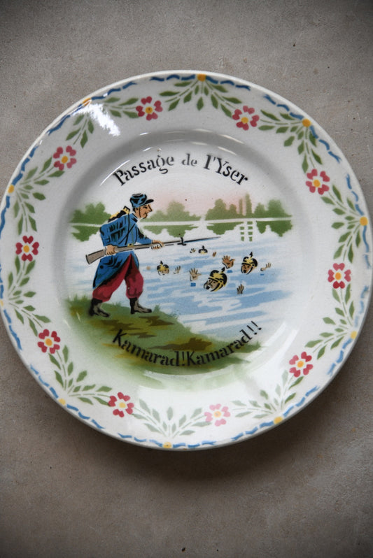 French Faience Plate