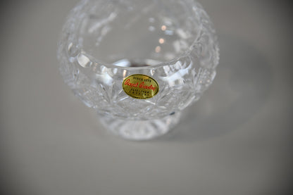 Cut Crystal Vase & Brierly Small Bowl