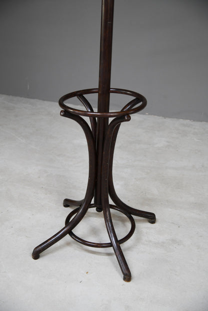 Stained Beech Bentwood Coat Stand