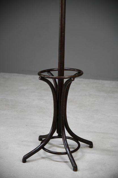 Stained Beech Bentwood Coat Stand