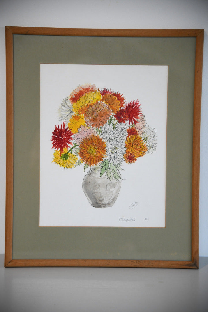 Judith Cook - Chrysanths Still Life