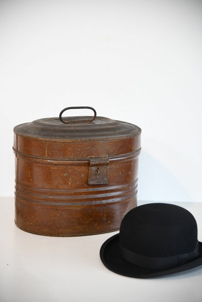 Size 7 Bowler Hat & Tin