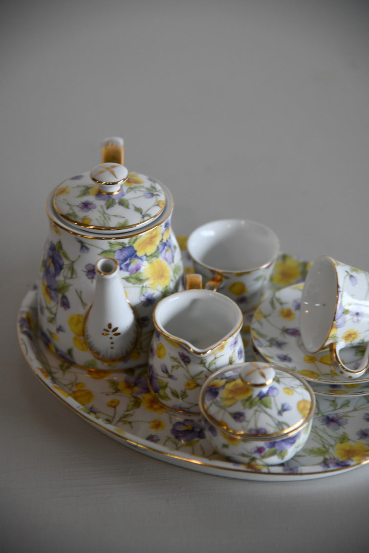 Regal Porcelain Miniature Tea Set