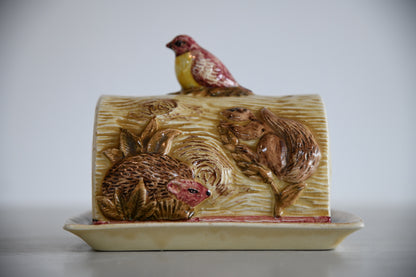 Vintage Price Kensington Woodland Butter Dish