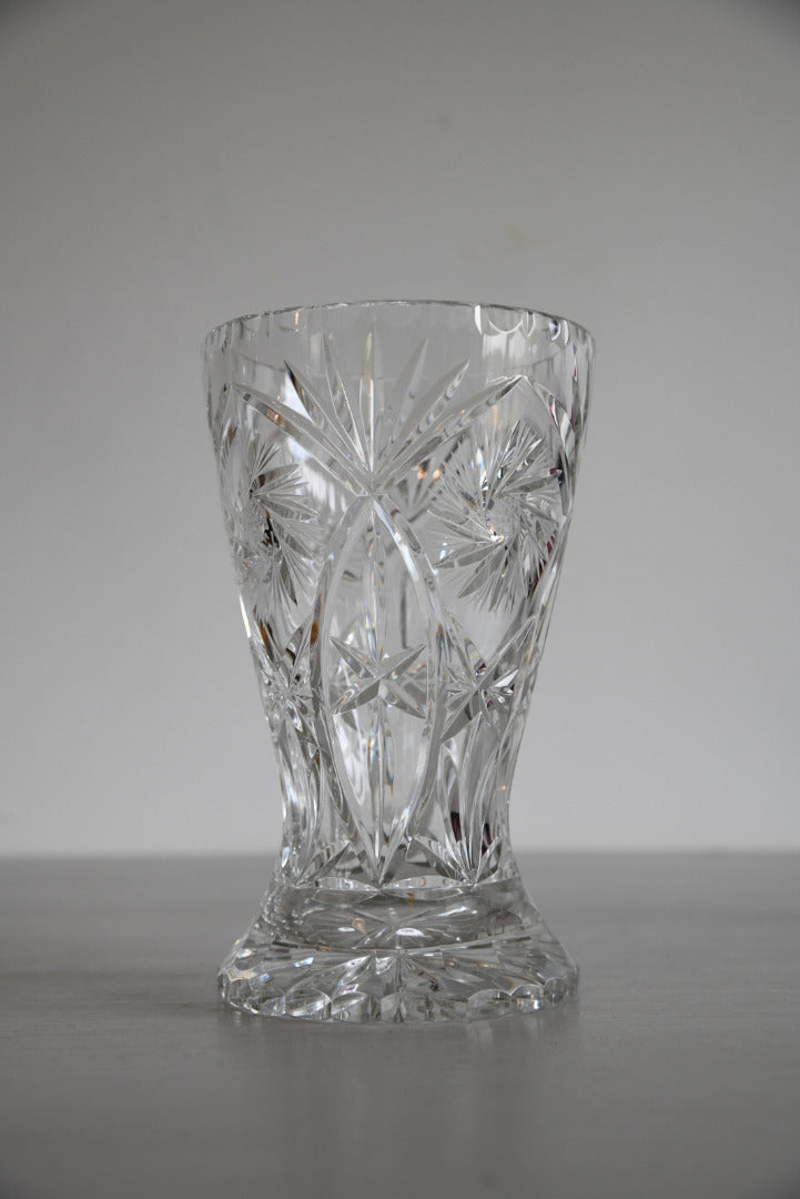 Cut Glass Vase