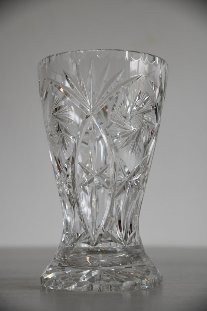 Cut Glass Vase
