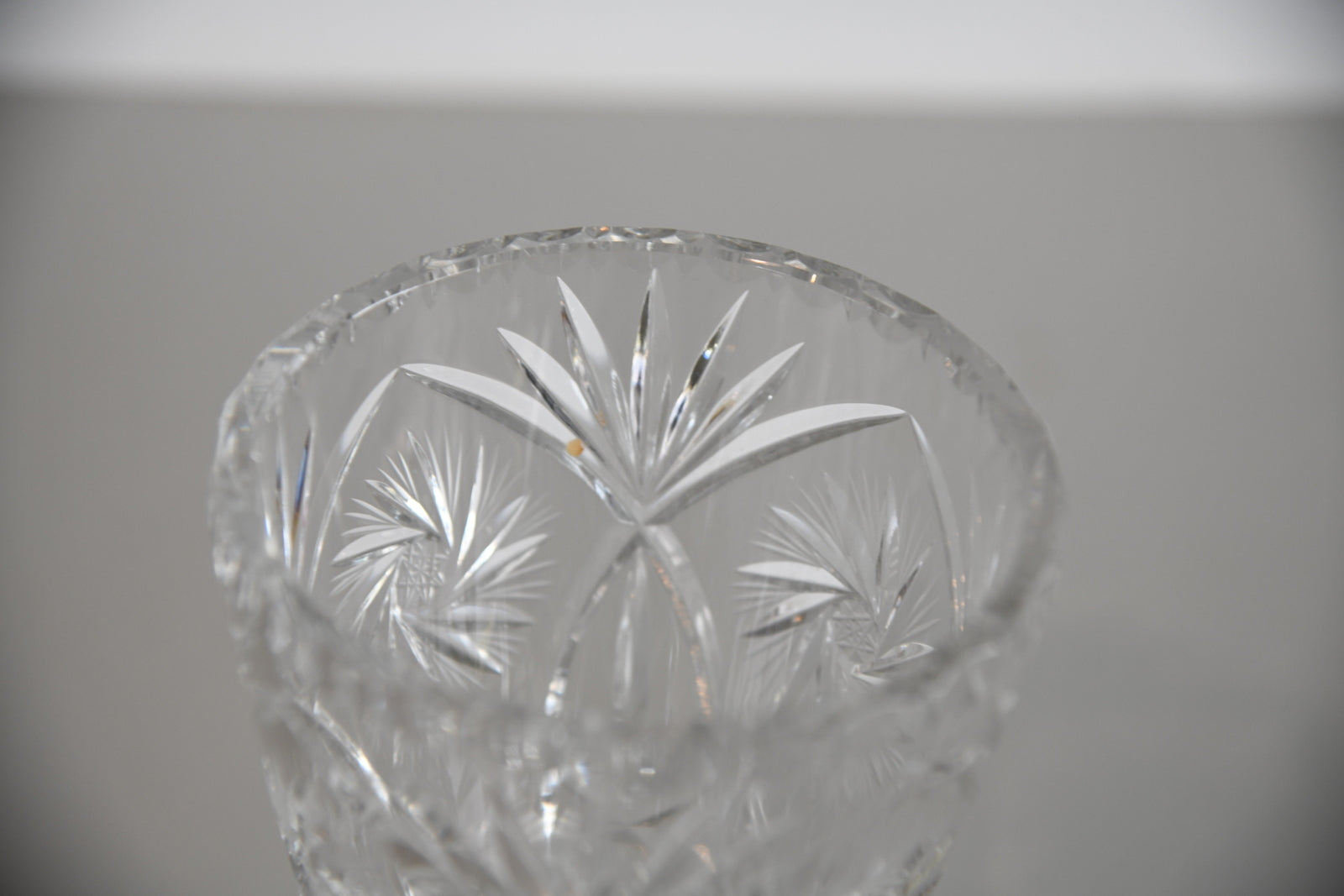 Cut Glass Vase