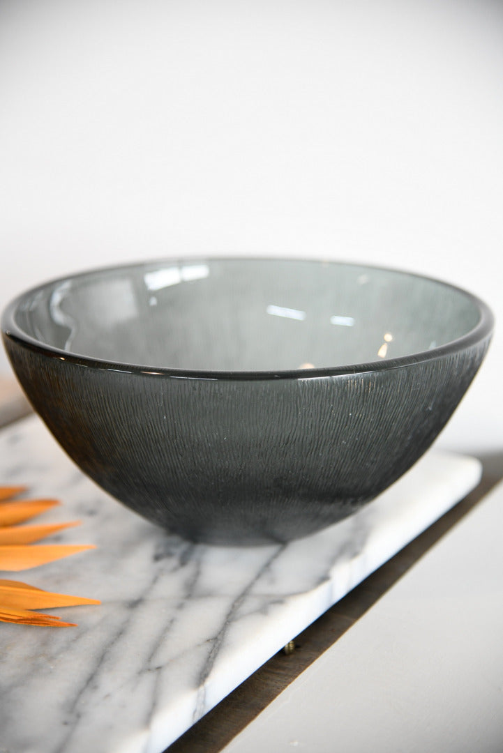 Black Glass Bowl