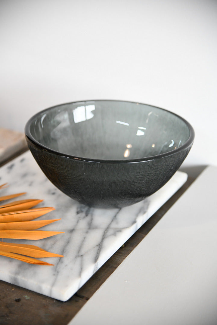 Black Glass Bowl