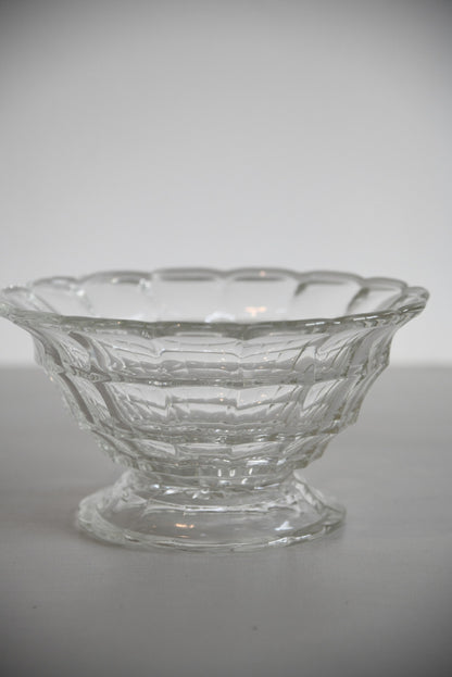 Large Scalloped Edge Glass Bowl