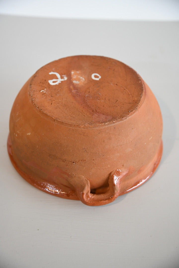 Earthenware Bowl & Casserole