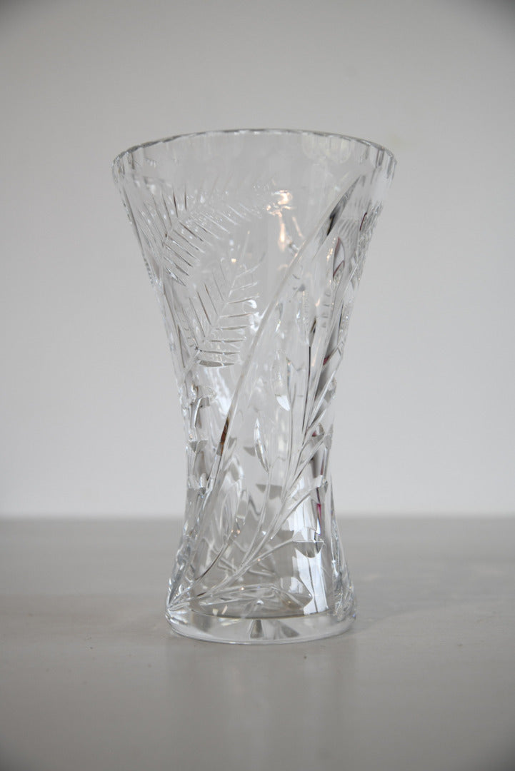 Large Crystal Glass Vase