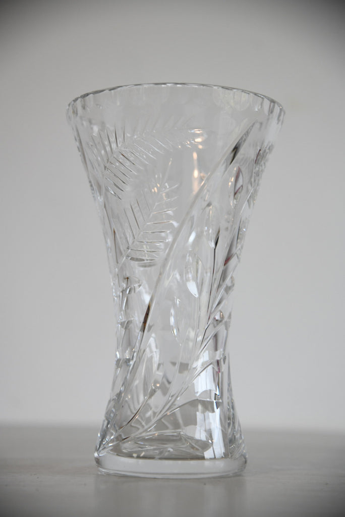 Large Crystal Glass Vase