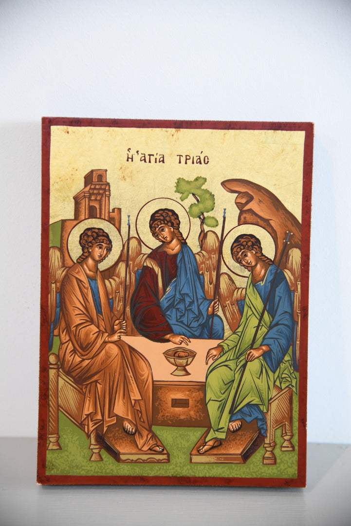 Holy Trinity Greek Icon