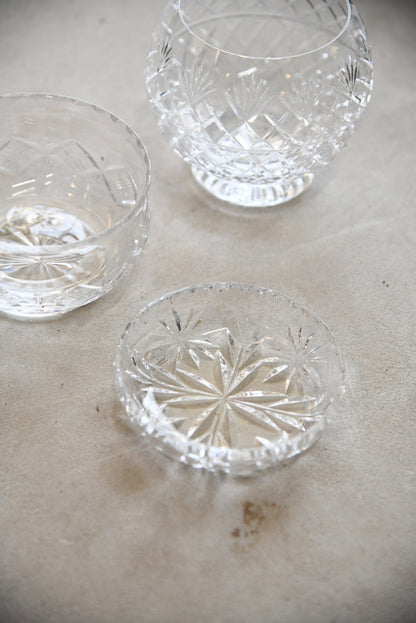 3 Vintage Glass Bowls