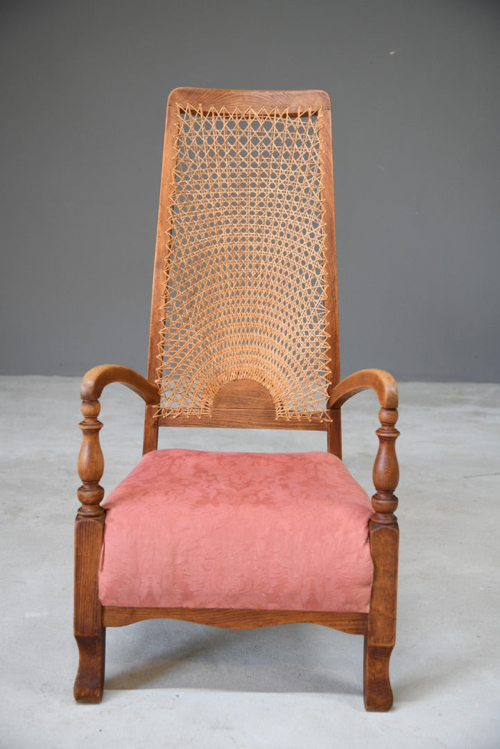 Vintage Caned Bedroom Chair