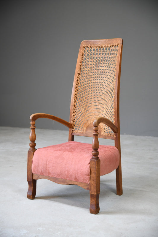 Vintage Caned Bedroom Chair