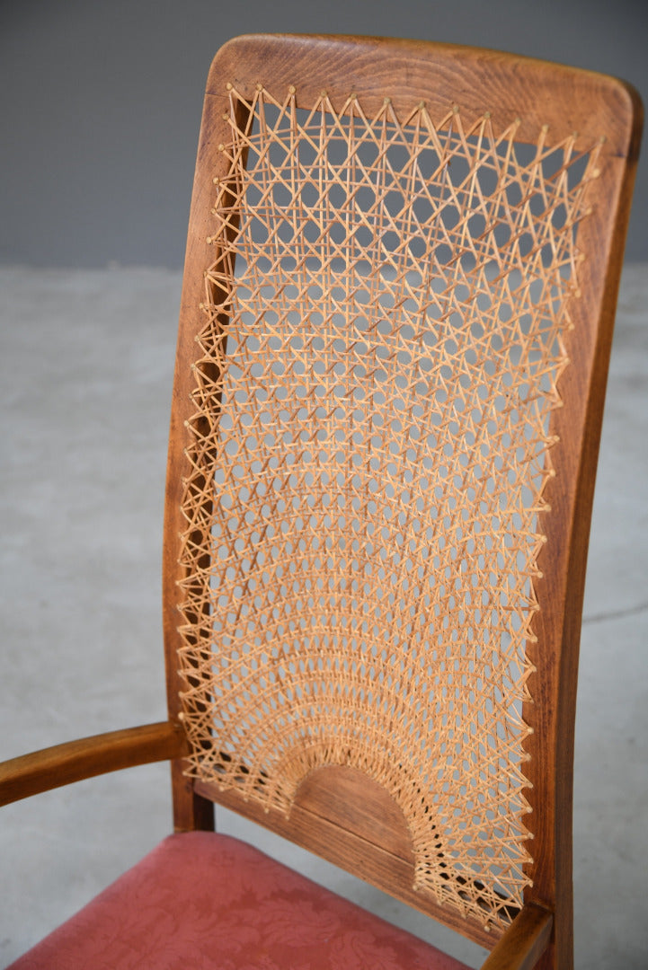 Vintage Caned Bedroom Chair