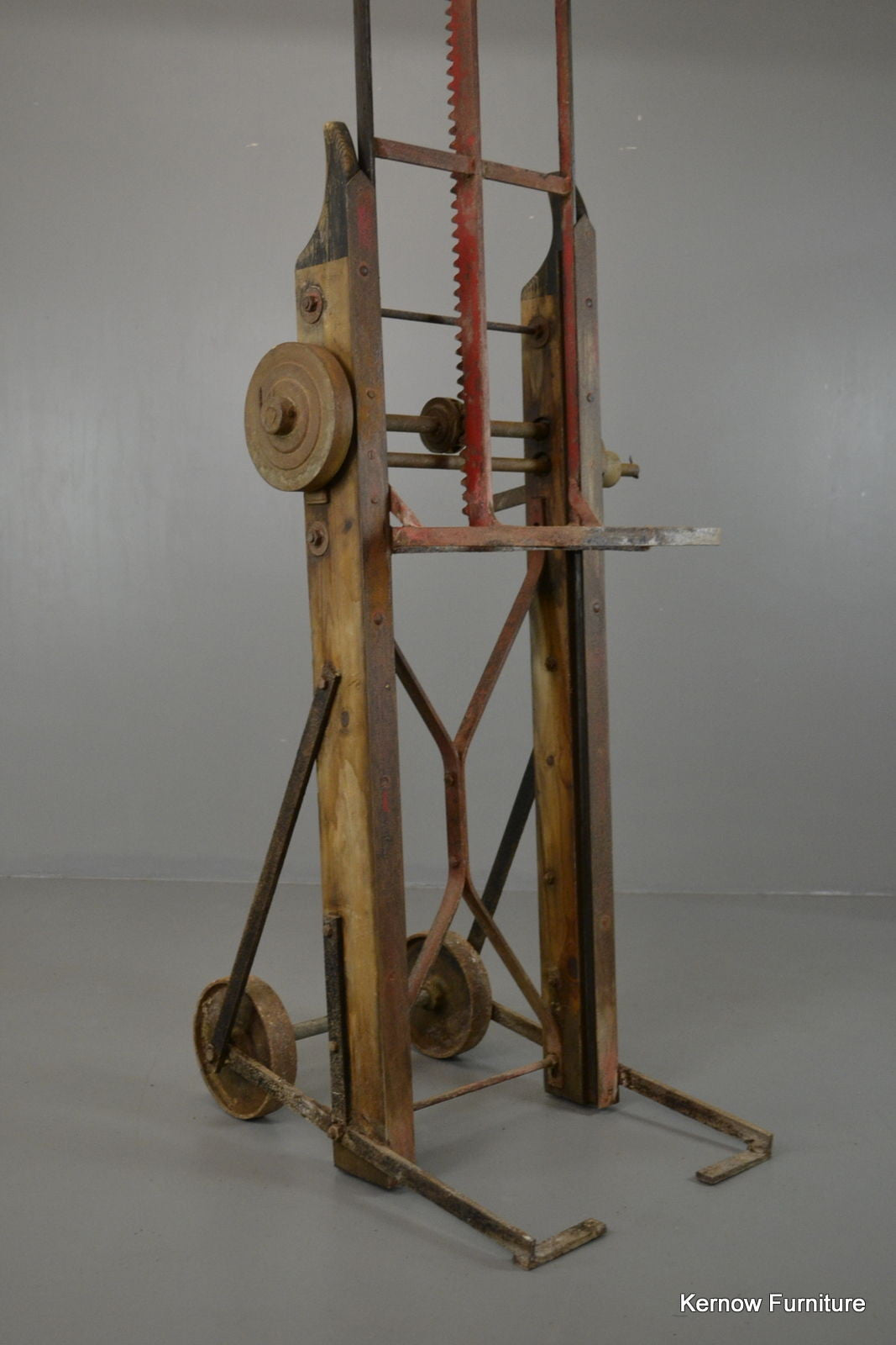 Vintage Industrial Ratchet Sack Trucks Trolley - Kernow Furniture