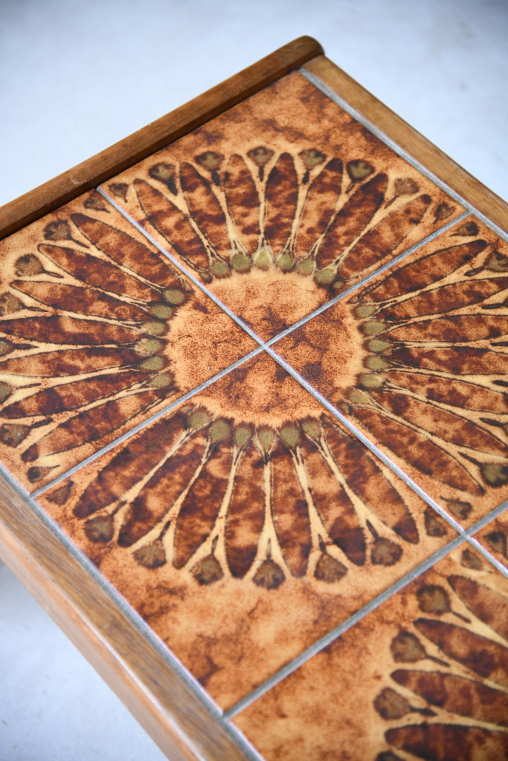 Retro Englender Tiled Teak Coffee Table