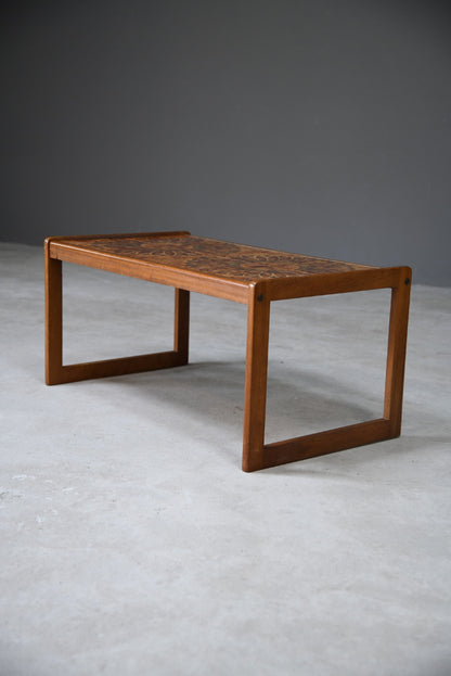 Retro Englender Tiled Teak Coffee Table