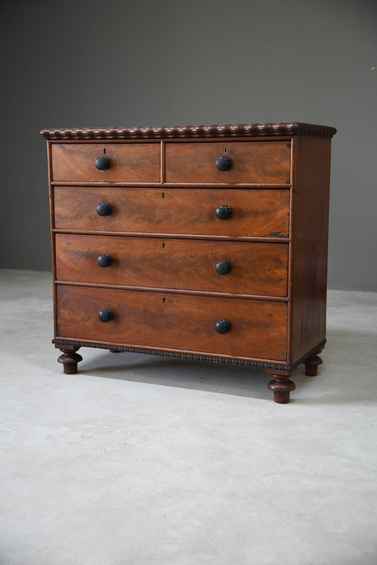 Antique Victorian Mahogany Chest of Drawers