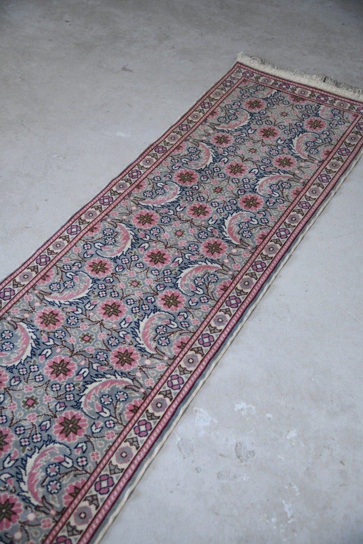 Pink Floral Eastern Wool Runner