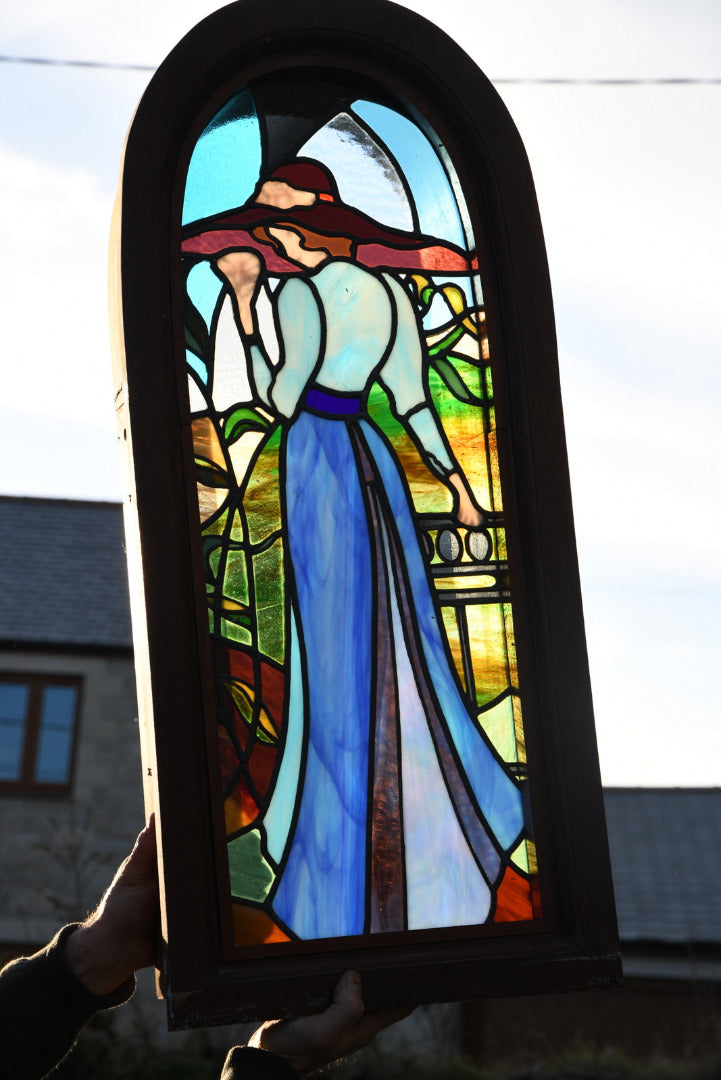 Vintage Stained Glass Window