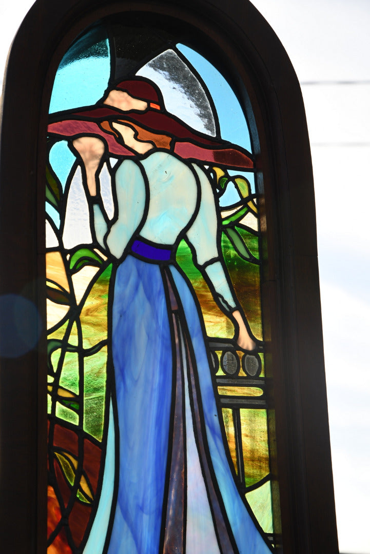 Vintage Stained Glass Window