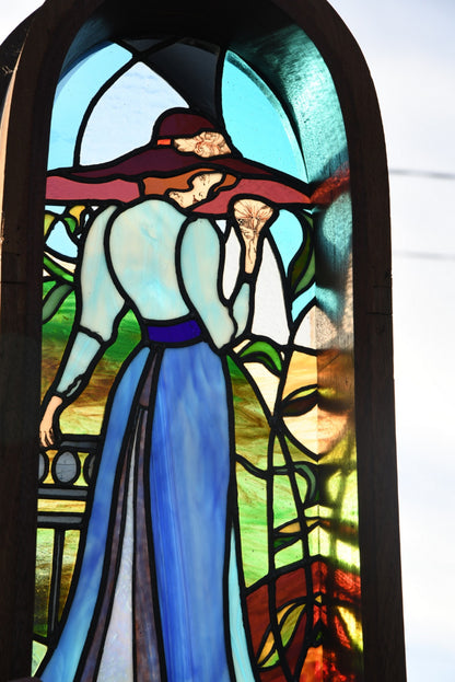 Vintage Stained Glass Window