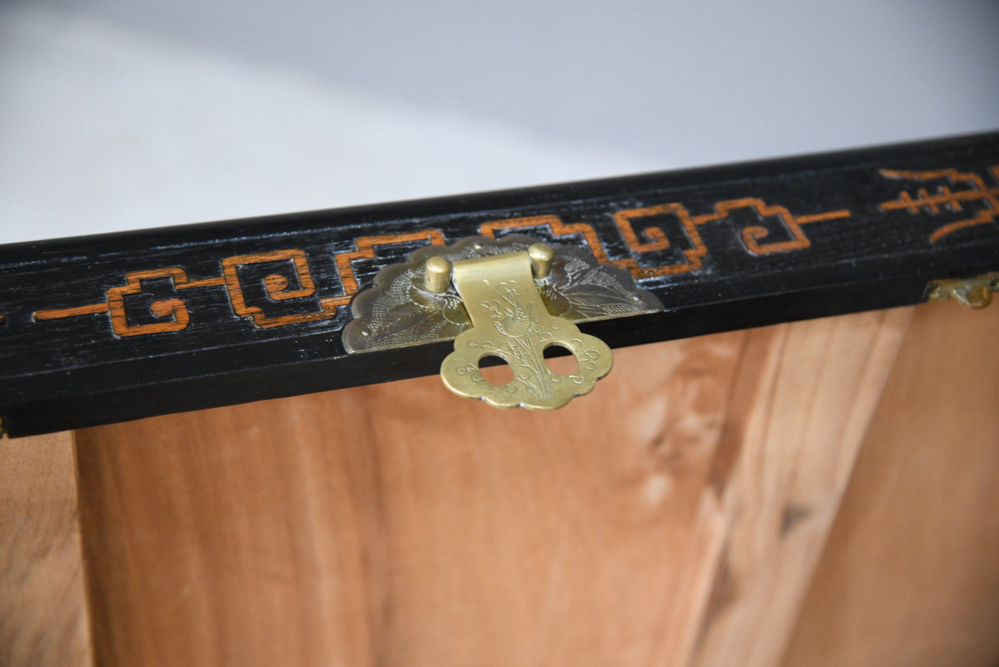 Ebonised Camphor Chest