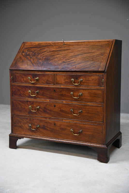 Antique Georgian Mahogany Writing Bureau