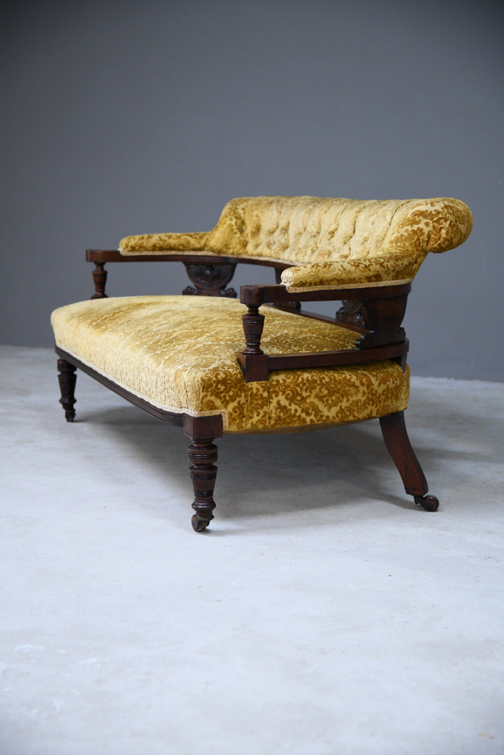 Victorian Upholstered Small Sofa