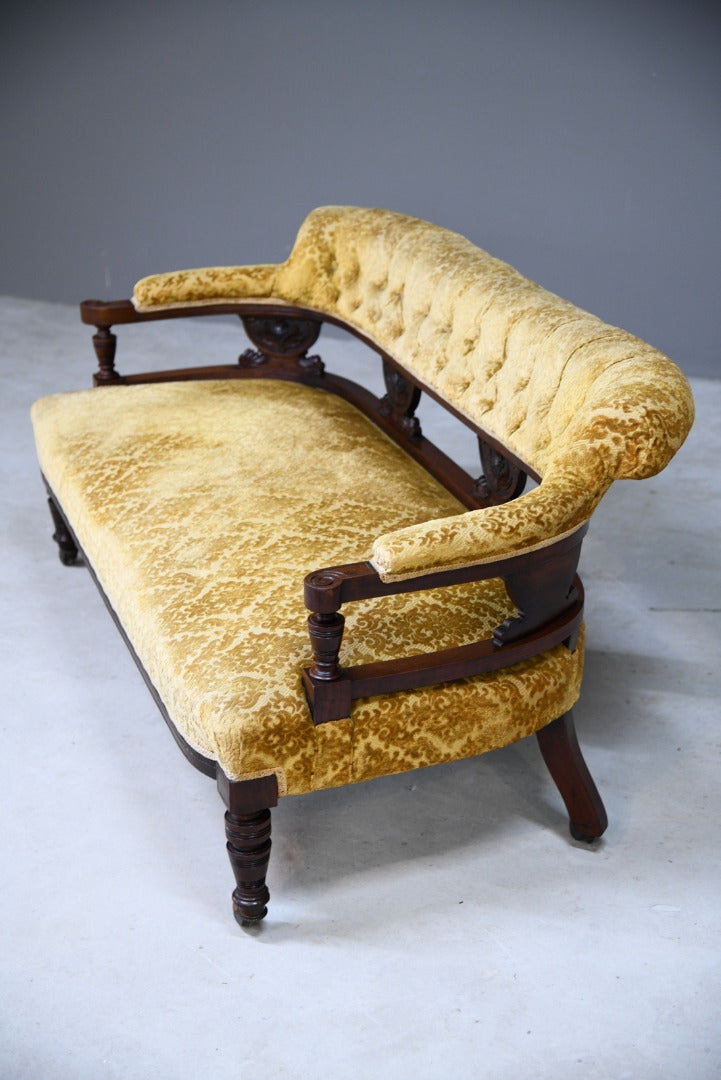 Victorian Upholstered Small Sofa