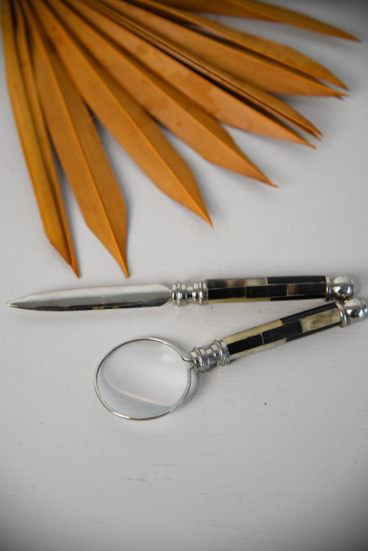 Letter Opener & Magnifying Glass