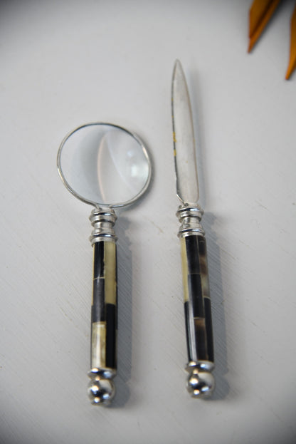 Letter Opener & Magnifying Glass