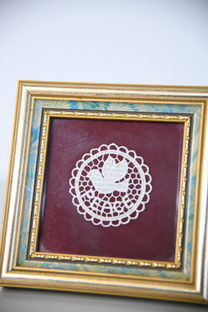 Framed Bobbin Lace - Peace