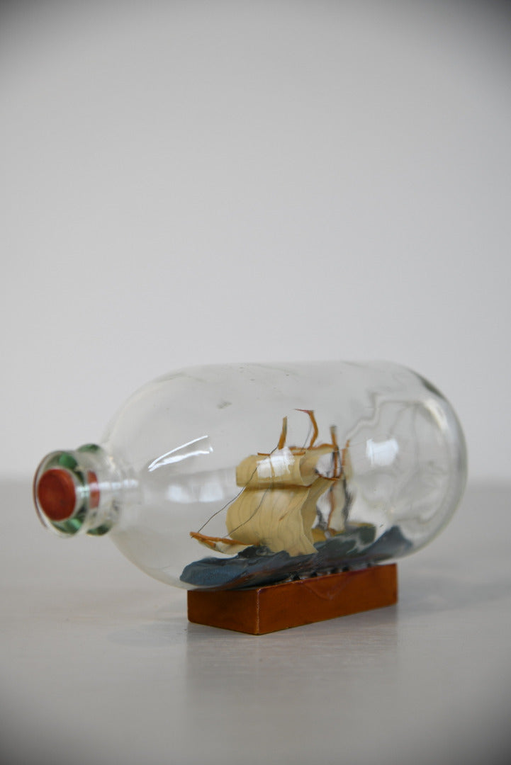 Retro Ship in a Bottle