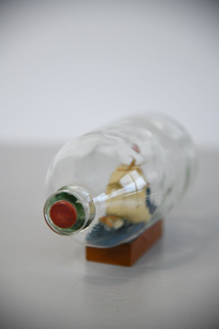 Retro Ship in a Bottle