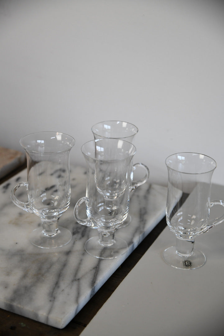 4 Dartington Irish Coffee Glasses