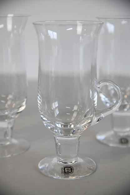 4 Dartington Irish Coffee Glasses