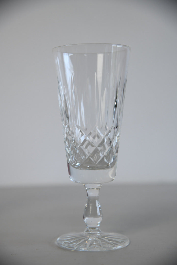 5 Cut Glass Champagne Glasses