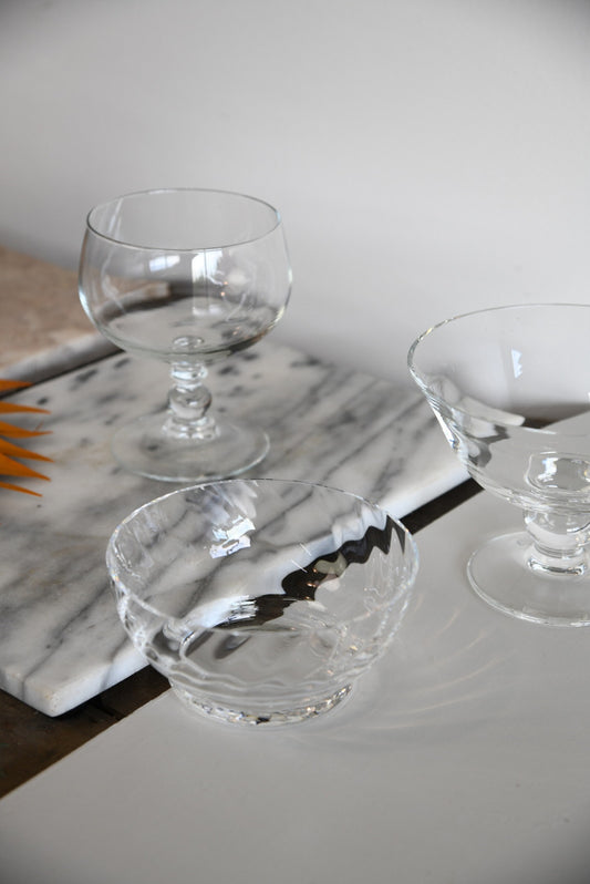 3 Vintage Glass Bowls