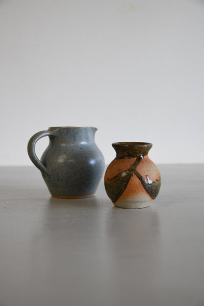 Vintage Studio Vase & Jug