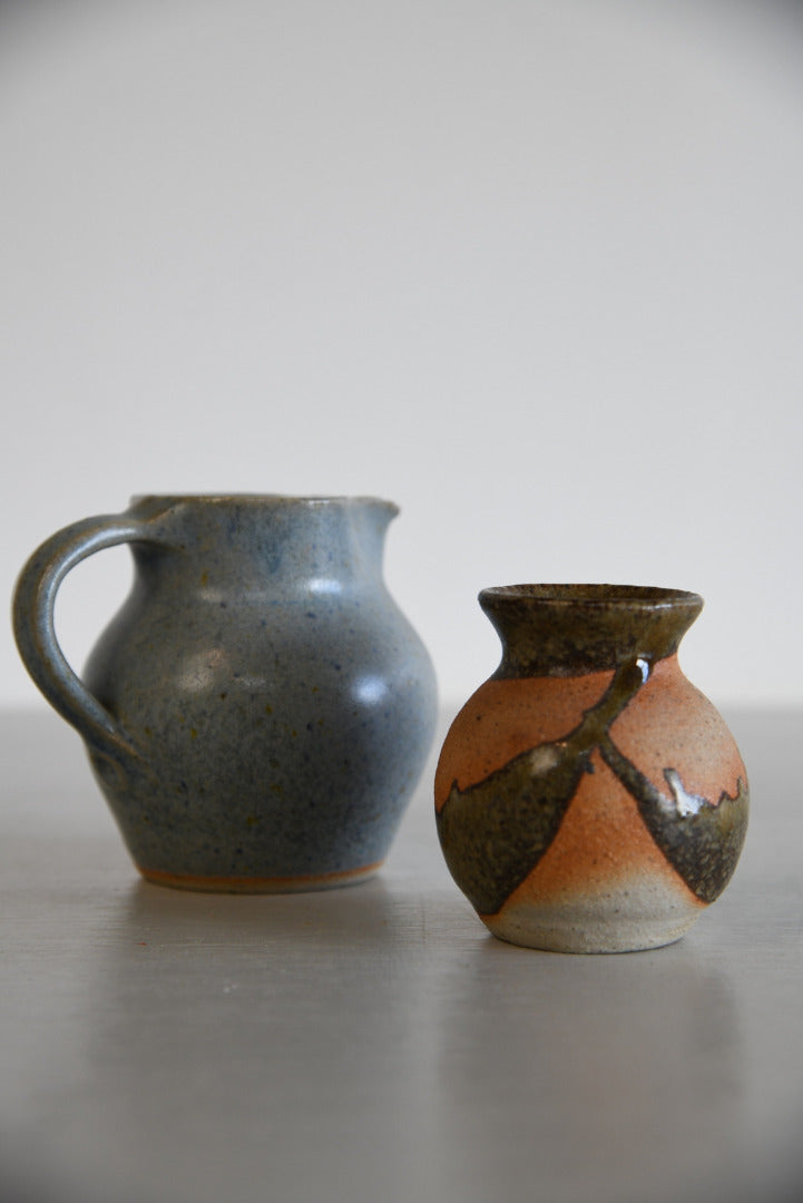 Vintage Studio Vase & Jug