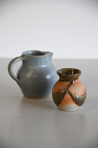 Vintage Studio Vase & Jug