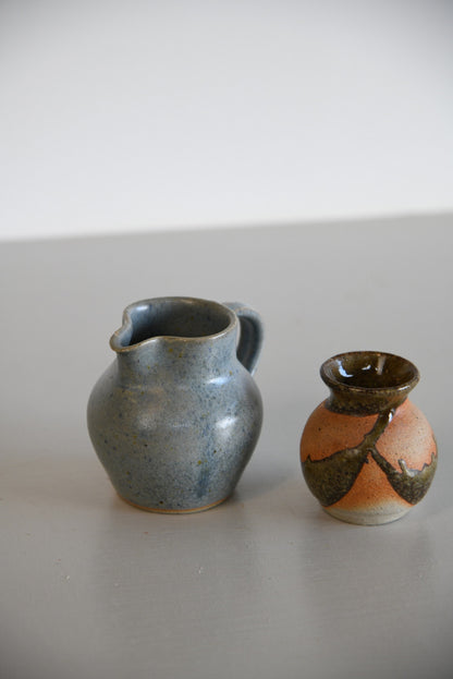 Vintage Studio Vase & Jug